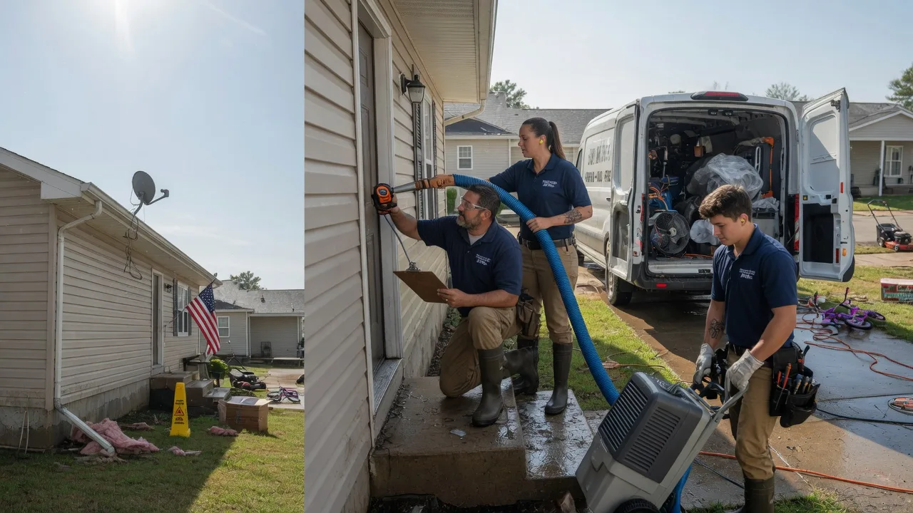 Ceiling Water Damage Restoration in Phlox, WI near me